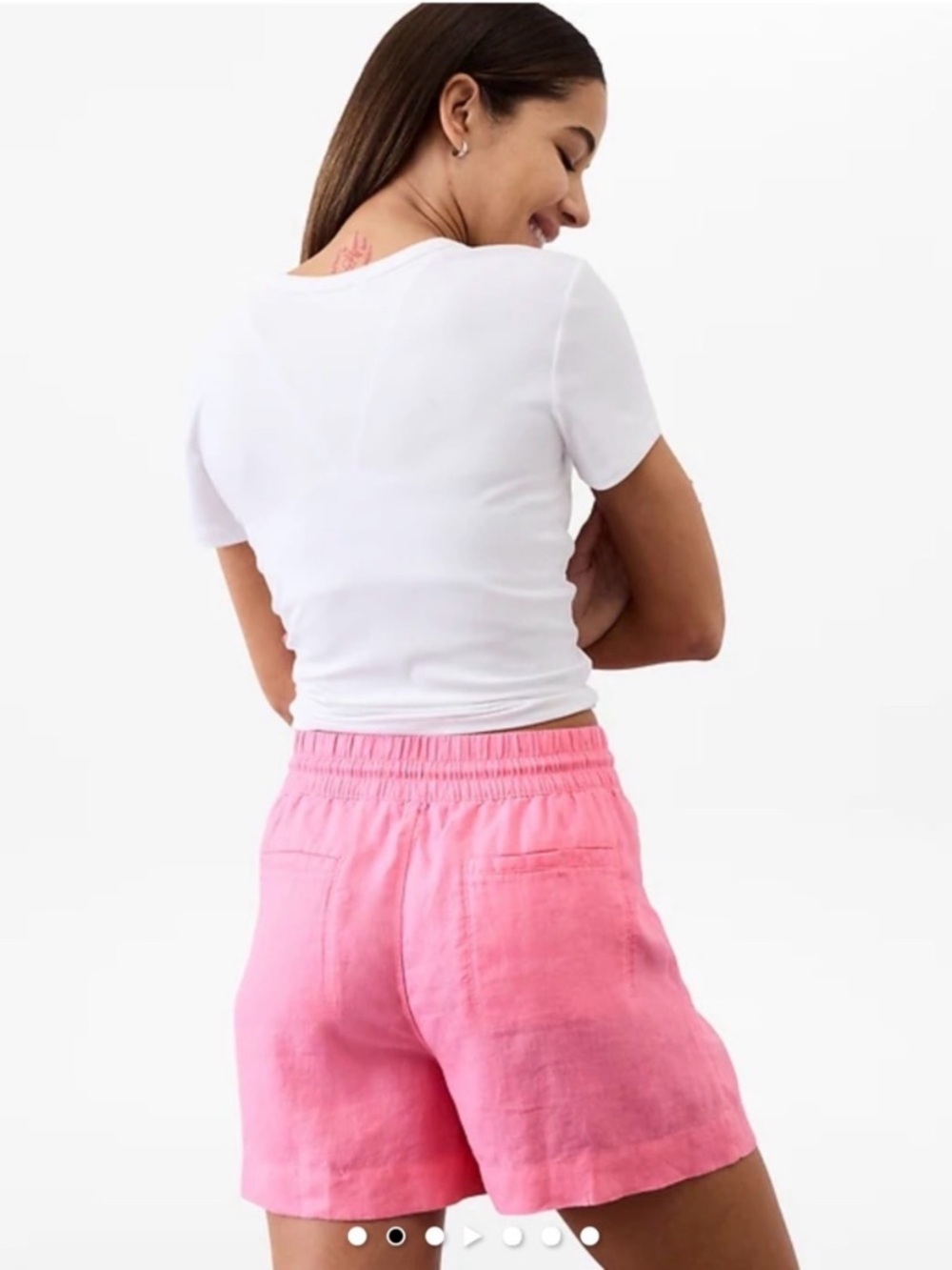 Athleta Retreat Linen shorts - Picture 4 of 8